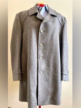 Moores 100% Wool Overcoat - Size XL